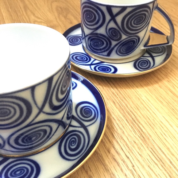 SALE! Gilded porcelain teacup and saucer set from Russia - Picture 2 of 12
